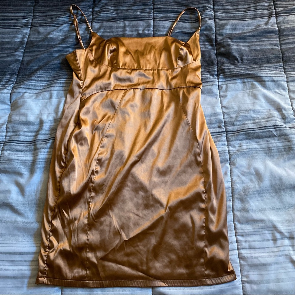 Moment to Remember Mini Dress Copper